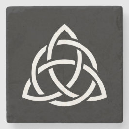 Porta-copo De Pedra Símbolo Celtic Trinity Knot Triquetra