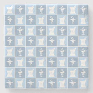 Porta-copo De Pedra Símbolo de farmácia Farmacêutico Farmácia técn