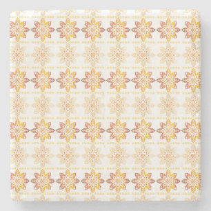 Porta-copo De Pedra Símbolo sun letão tradicional design VIII geométri