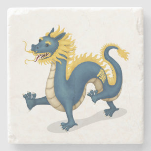 Porta-copo De Pedra Sinal de Astrologia Cuta do Dragão Zodíaco Chinês