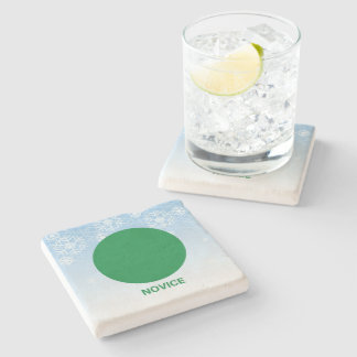 Porta-copo De Pedra Sinal de Trilha do Círculo Verde Novice Skier