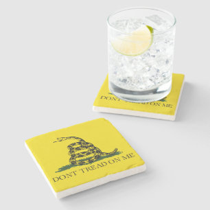 Porta-copo De Pedra Sinalizador de Gadsden (Não Piso em Mim) (Sinaliz