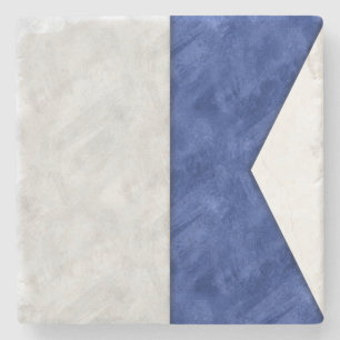 Porta-copo De Pedra Sinalizador Marítimo de Sinal Náutico de Cores Aqu