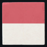 Porta-copo De Pedra Sinalizador Mônaco<br><div class="desc">Bandeira Patriótica do Mônaco.</div>