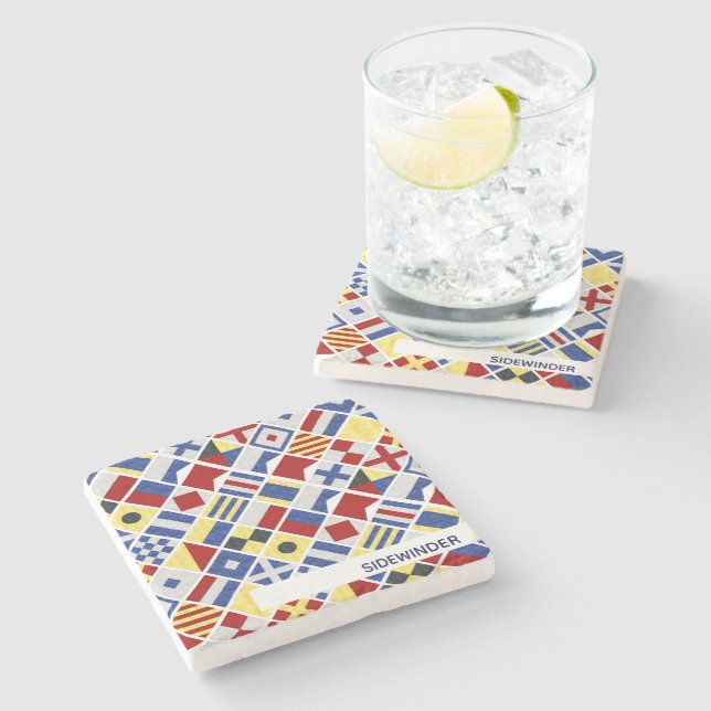 Porta-copo De Pedra Sinalizadores náuticos do Sinalizador de Sinais Ma (Lateral)