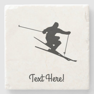 Porta-copo De Pedra Skier