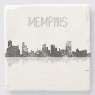 PORTA-COPO DE PEDRA SKYLINE DE MEMPHIS, TENNESSEE