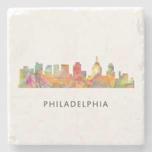 PORTA-COPO DE PEDRA SKYLINE WB1 DE PHILADELPHFIA PENSILVÂNIA -