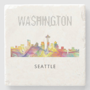 PORTA-COPO DE PEDRA SKYLINE WB1 DE SEATTLE WASHINGTON -