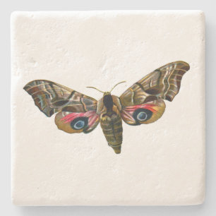 Porta-copo De Pedra Smerinthus ocellata - Olhos Hawk-Moth - Imagem a c
