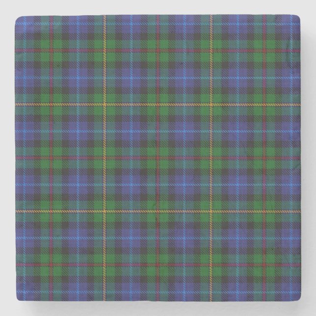 Porta-copo De Pedra Smith Tartan (Frente)