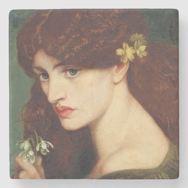 Porta-copo De Pedra Snowdrops, 1873 (óleo em canvas) (Frente)