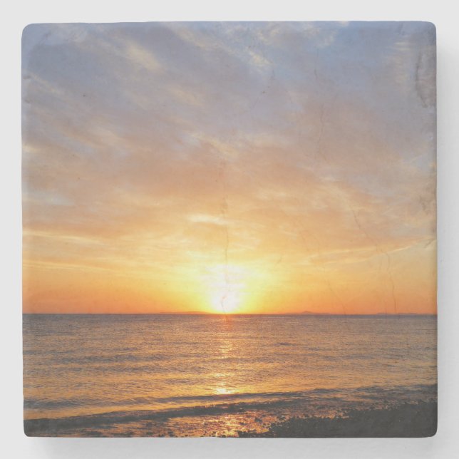 PORTA-COPO DE PEDRA SOL SOBRE O MAR (Frente)