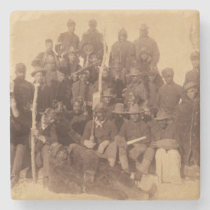 Porta-copo De Pedra Soldados Buffalo, Primeiro Regimento Negro Costeir