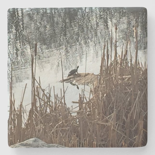 Porta-copo De Pedra Solstício de inverno (Frente)