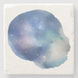 Porta-copo De Pedra Sonhos Celestiais: Uma Exploração De Aquarela