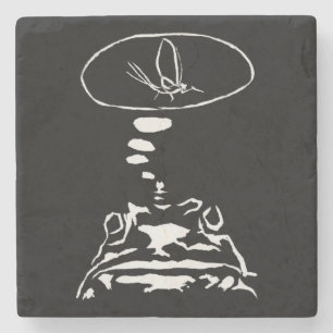 Porta-copo De Pedra "Sonhos de Sapo Famintos" de animais inteligentes 