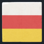 Porta-copo De Pedra South Ossetia Flag<br><div class="desc">Patriotic flag of South Ossetia.</div>