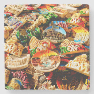 Porta-copo De Pedra Souvenirs de Roma