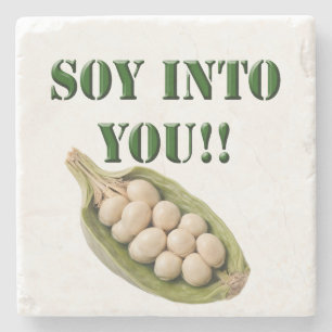 Porta-copo De Pedra Soy Em Você: Uma História De Amor Vegan.