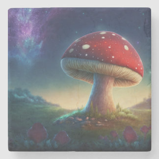 Porta-copo De Pedra Spacey Amanita Muscaria Stone Porta copos