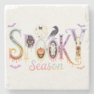 Porta-copo De Pedra Spooky Season Iridescente Halloween