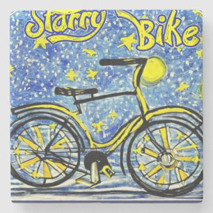 Porta-copo De Pedra Starry Bike