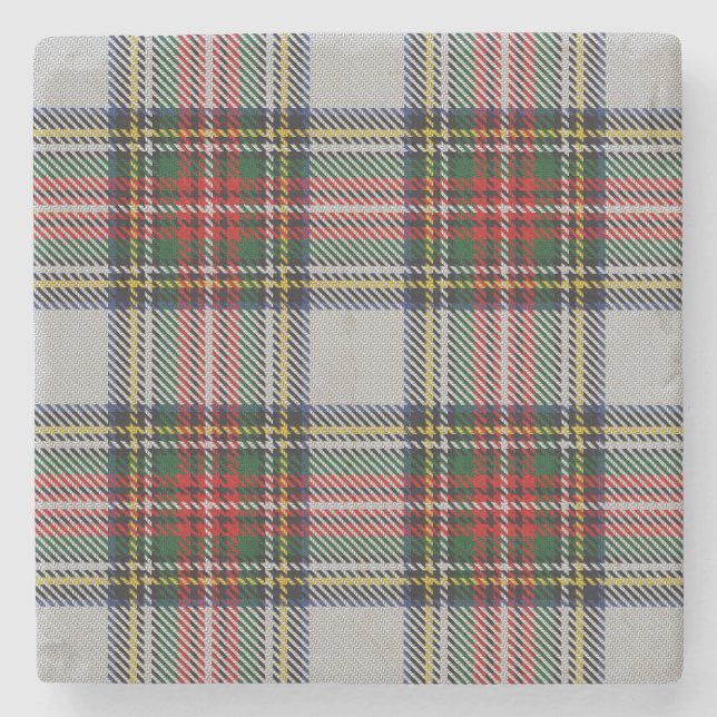 Porta-copo De Pedra Stewart Royal Dress Tartan (Frente)