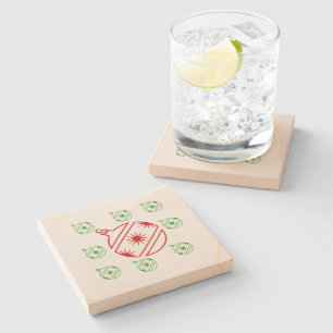 Porta-copo De Pedra Stone Coaster - Holiday ornaments