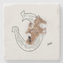 Porta-copo De Pedra Stone Coastert : Sortudo