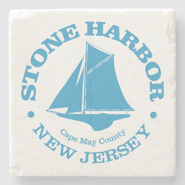 Porta-copo De Pedra Stone Harbour (laço) (Frente)