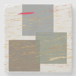 Porta-copo De Pedra Streak Squares