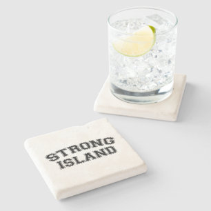Porta-copo De Pedra Strong Island, NYC, EUA