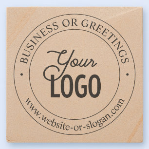Porta-copo De Pedra Substituição fácil do logotipo e texto personal