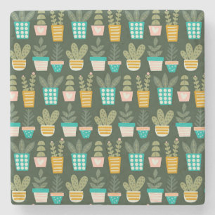 Porta-copo De Pedra Succulent Plants