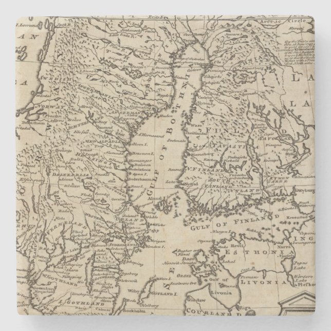 Porta-copo De Pedra Suecia (Frente)