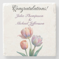Suite de Casamento Pastel Tulipa Tipografia Elegan