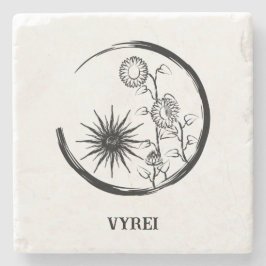 Porta-copo De Pedra Summer Crest