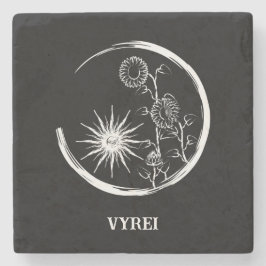 Porta-copo De Pedra Summer Crest