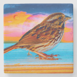 Porta-copo De Pedra Sunset Melody