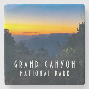 Porta-copo De Pedra Sunset na Porta copos do Grand Canyon Stone