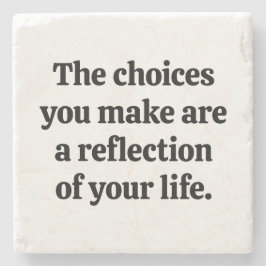 Porta-copo De Pedra Suporte de pedra de mármore para escolhas que você