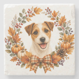 Porta-copo De Pedra Suporte para copos Jack Russell Terrier