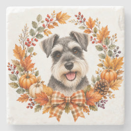 Porta-copo De Pedra Suporte para copos Miniature Schnauzer