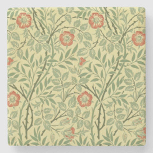 Porta-copo De Pedra Sweet Briar Pattern (por William Morris)