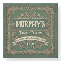 Taberna Irlandesa Personalizada Família Vintage Ve