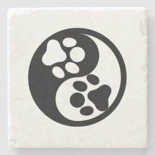 Porta-copo De Pedra Taichi Paws