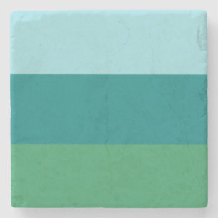 Porta-copo De Pedra Tanager Turquesa, Azul Teal e Verde Kelly Horiz