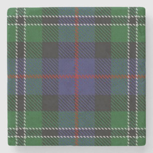 Porta-copo De Pedra Tartan cor-de-rosa da caça do clã escocês velho