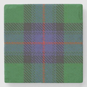 Porta-copo De Pedra Tartan escocês velho de Armstrong do clã da